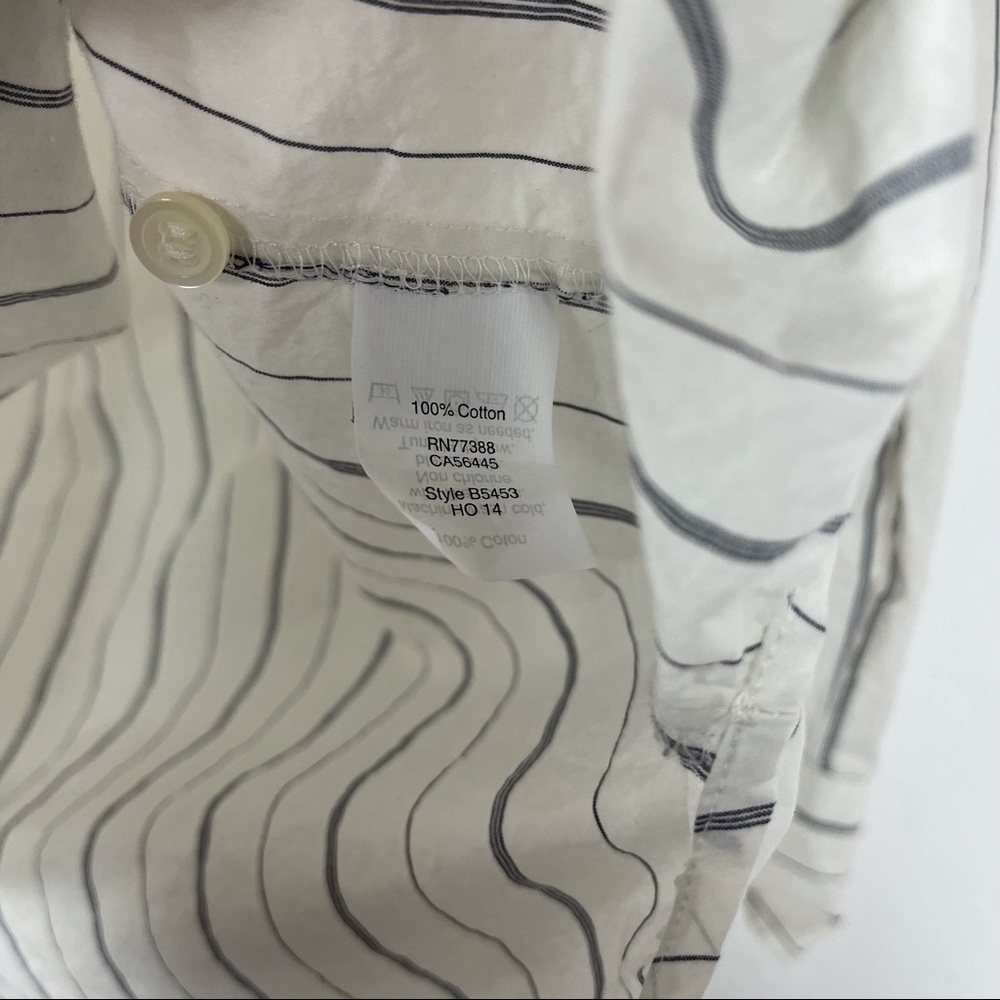 Madewell Tunic Pinstripe‎ Blouse The Perfect White - Picture 8 of 8